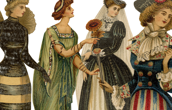Victorian Scrap Ladies