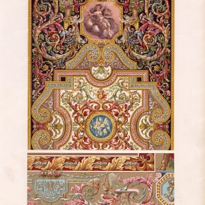 17TH CENTURY Beautifully Embellished Decorative Art RACINET 1873