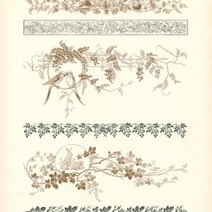 DEKORATIVE Vorbilder VI, Naturalistische Friese und Skizzen, Floral Design