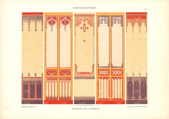DEKORATIVE Vorbilder XVIII, Wanddekorationen, Wall Decorations