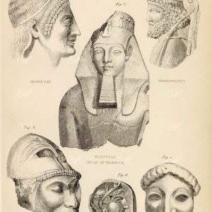 ANCIENT Sculpture Persepolitan, Aeginetan, Egyptian. William Mackenzie - Design - Century Library