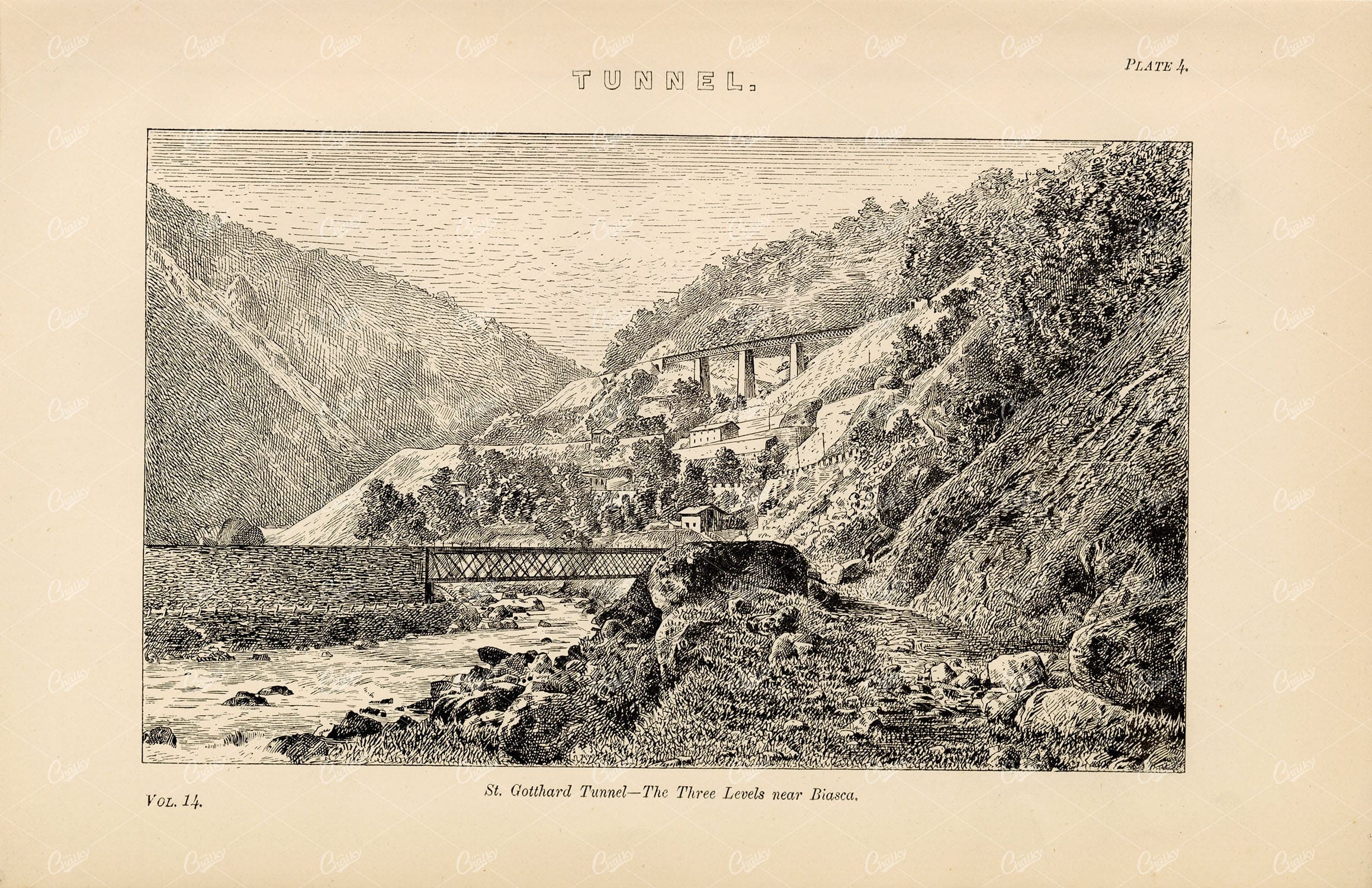 TUNNEL St. Gotthard Tunnel - The Three Levels near Biasca - Architecture - Century Library