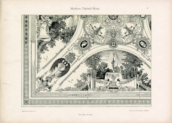 ORNAMENTAL Detailed Ceiling Artwork by Rob Oreans