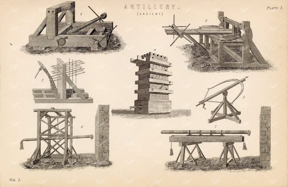 Ancient Artillery Weapons – Catapults, Ballistas, and Siege Engines ...