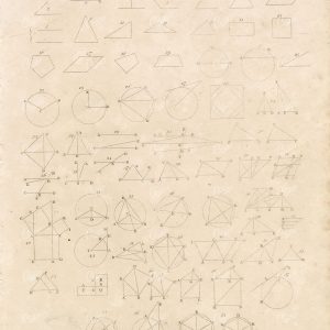 GEOMETRY - Antique Mathematics Print - Abraham REES Encyclopaedia 1800s