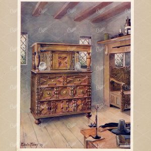 ANTIQUE Furniture Design - The Putnam Cupboard, English Oak and Cedar