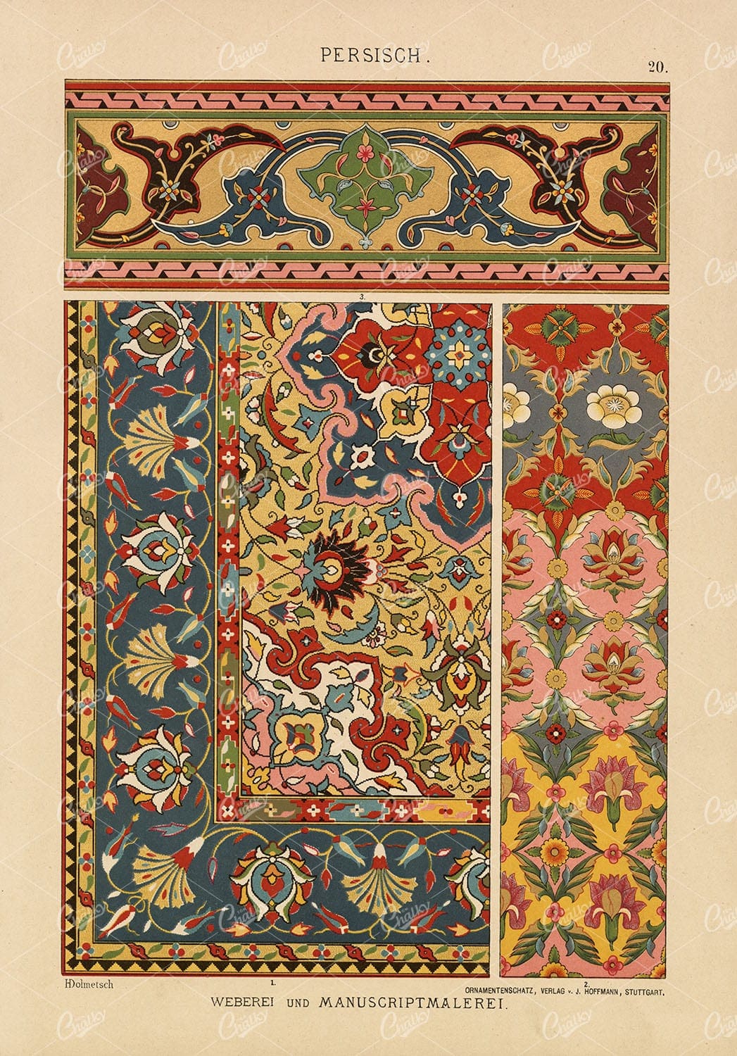 ORNAMENTAL Persian Weaving and Manuscript Painting - Ornamentenschatz