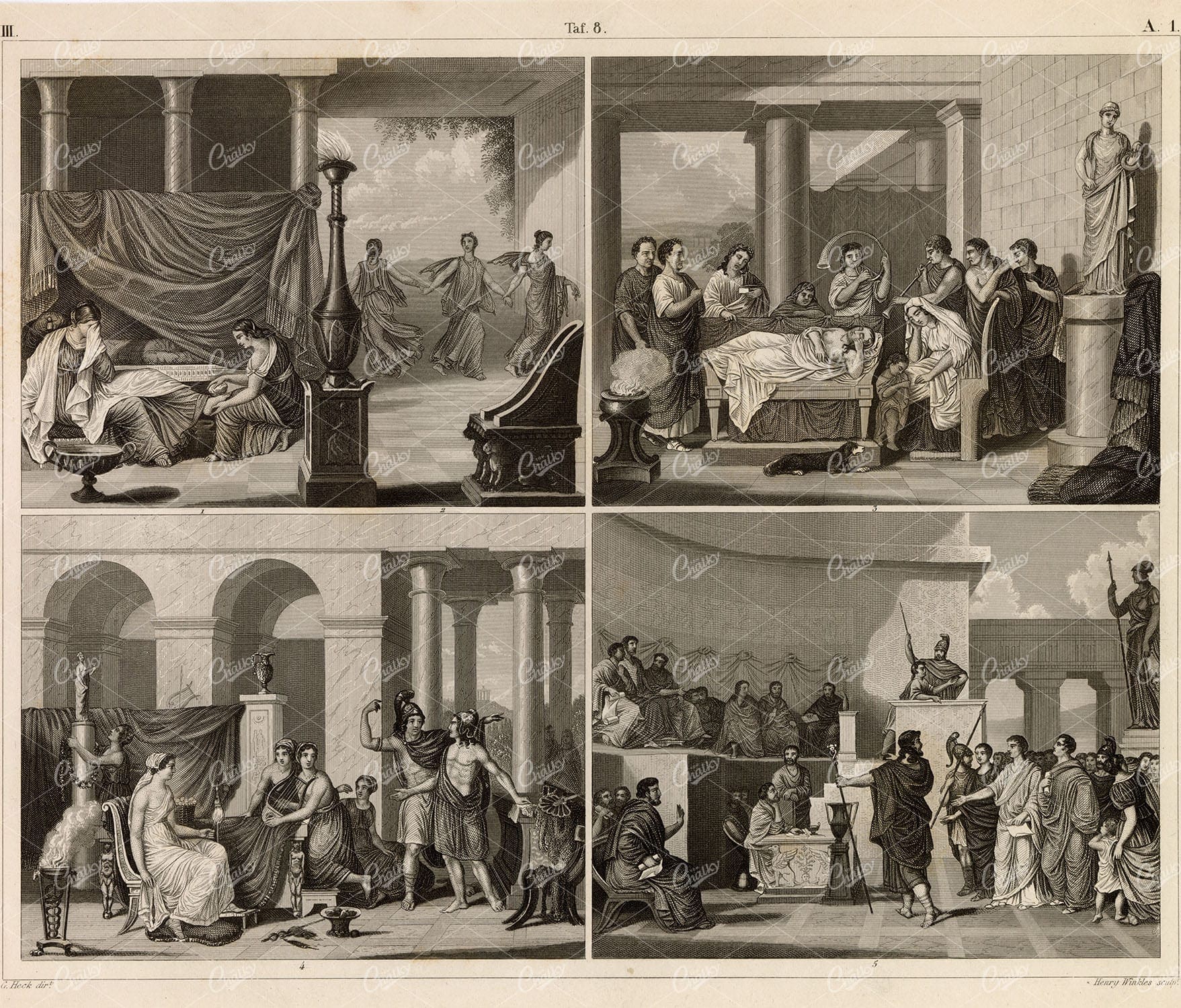 HISTORY and Ethnology - Heck's Iconography - Greek Costume / Ceremony