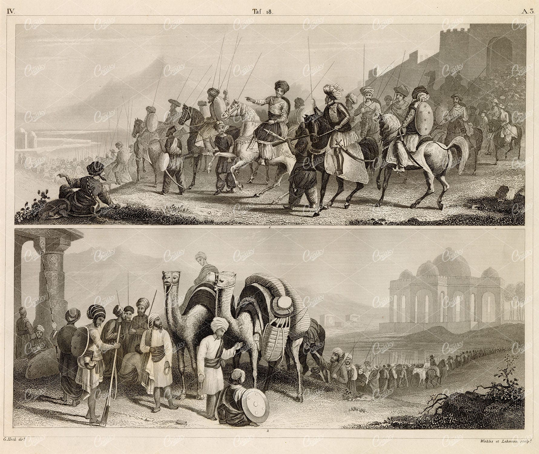 HISTORY and Ethnology - English East Indies - Antique 1851 Print