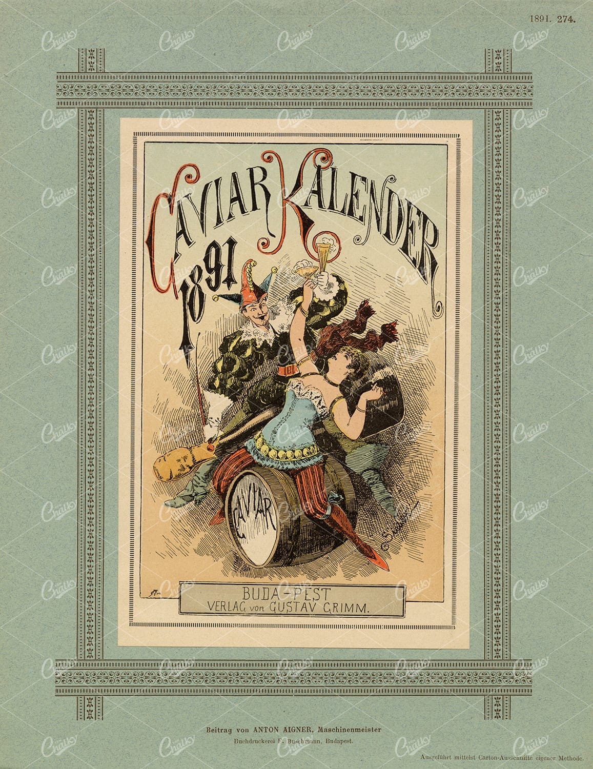 DECORATIVE Print Design with Typography 1891 Graphic Pattern Exchange