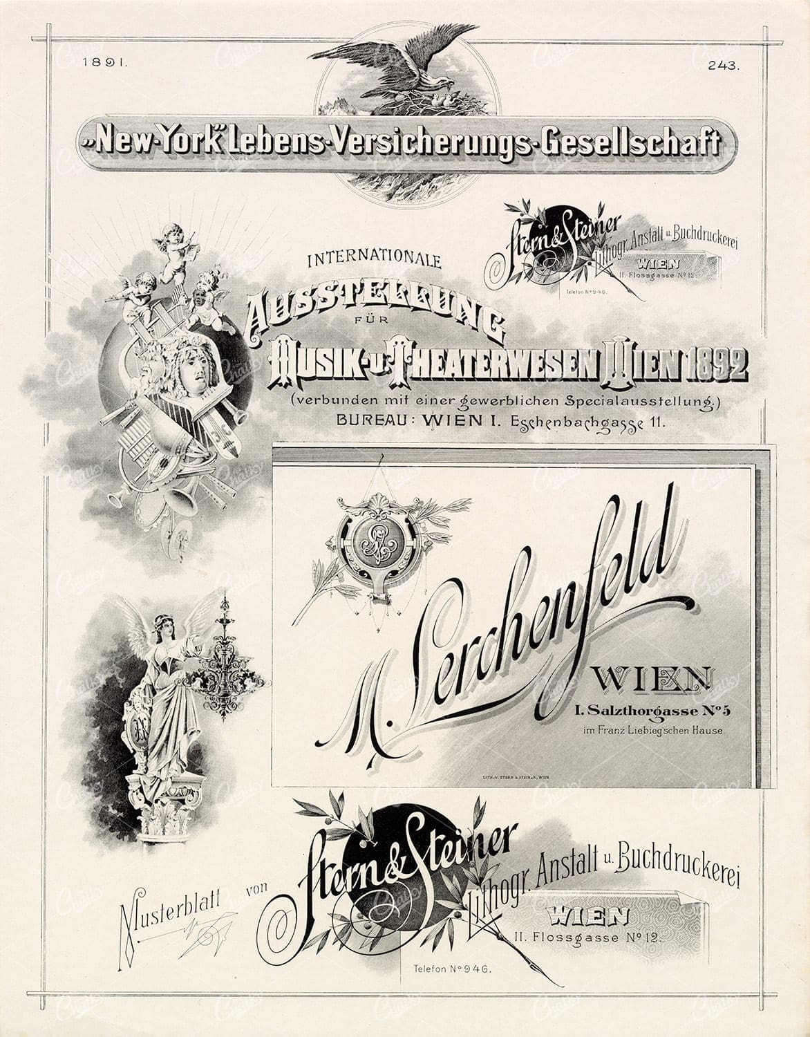 ILLUSTRATIVE Typography and Print Design 1891 Graphic Pattern Exchange