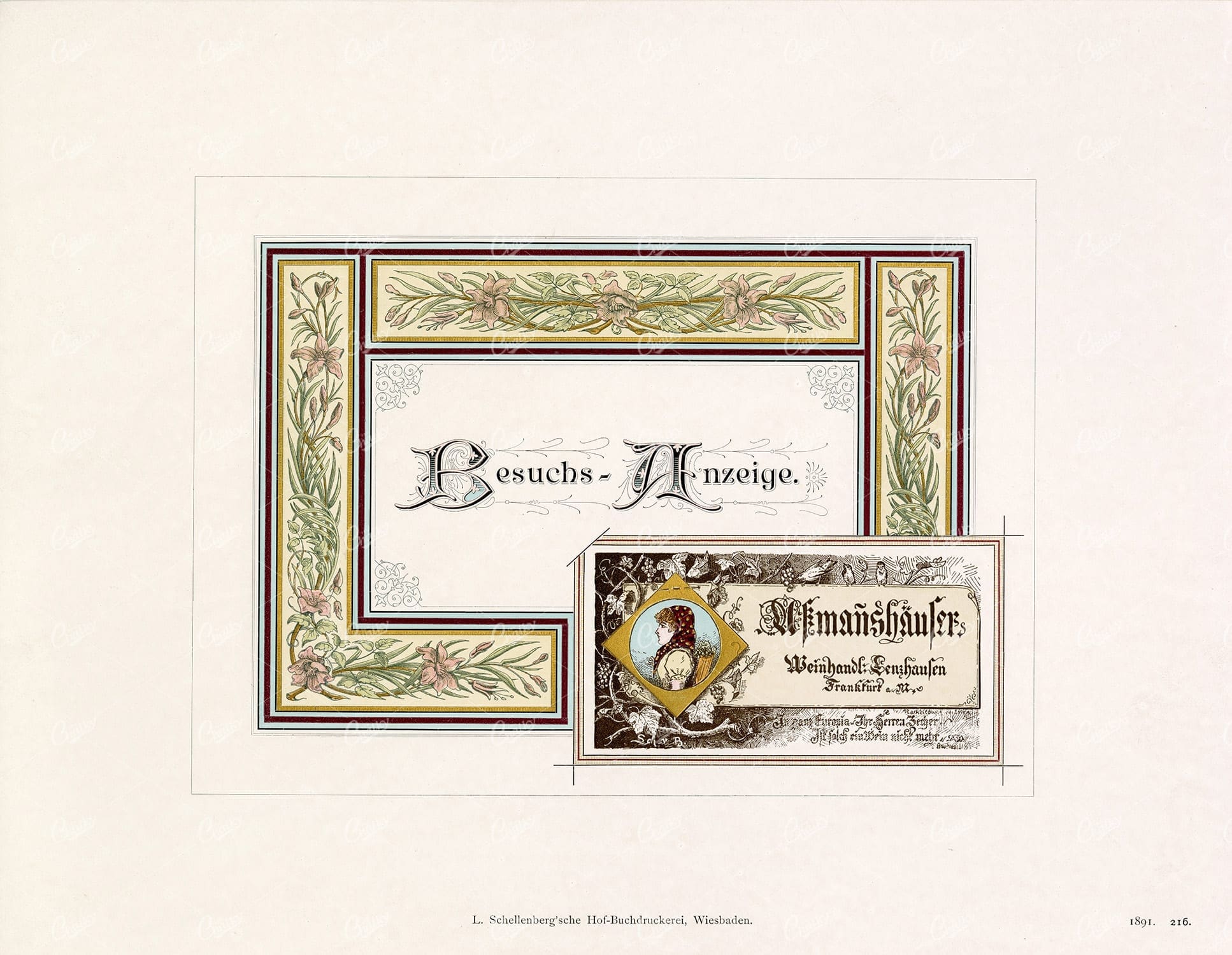 DECORATIVE Typography and Print Design 1891 Graphic Pattern Exchange