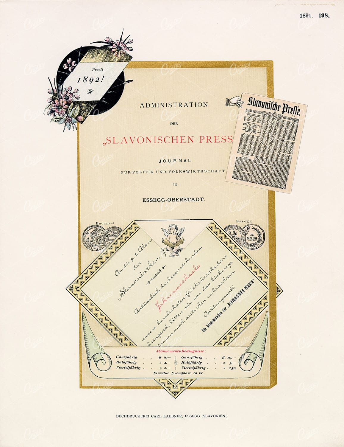 DECORATIVE Typography and Print Design 1891 Graphic Pattern Exchange