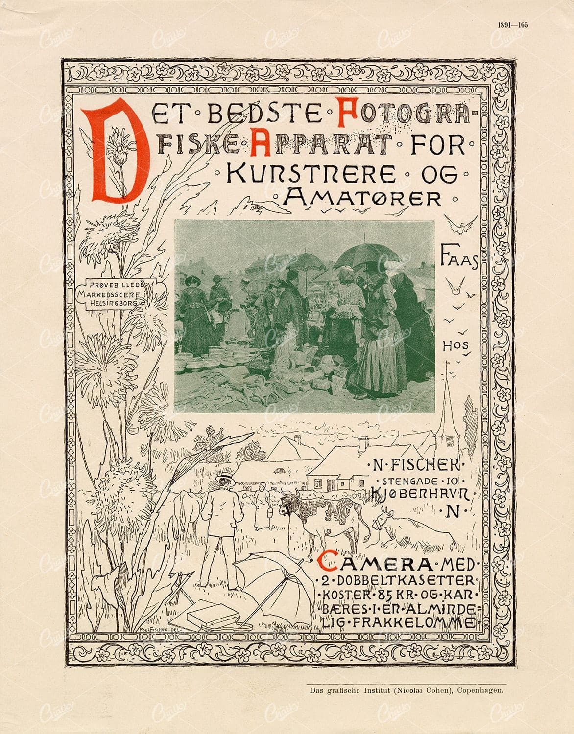 DECORATIVE Typography and Print Design 1891 Graphic Pattern Exchange
