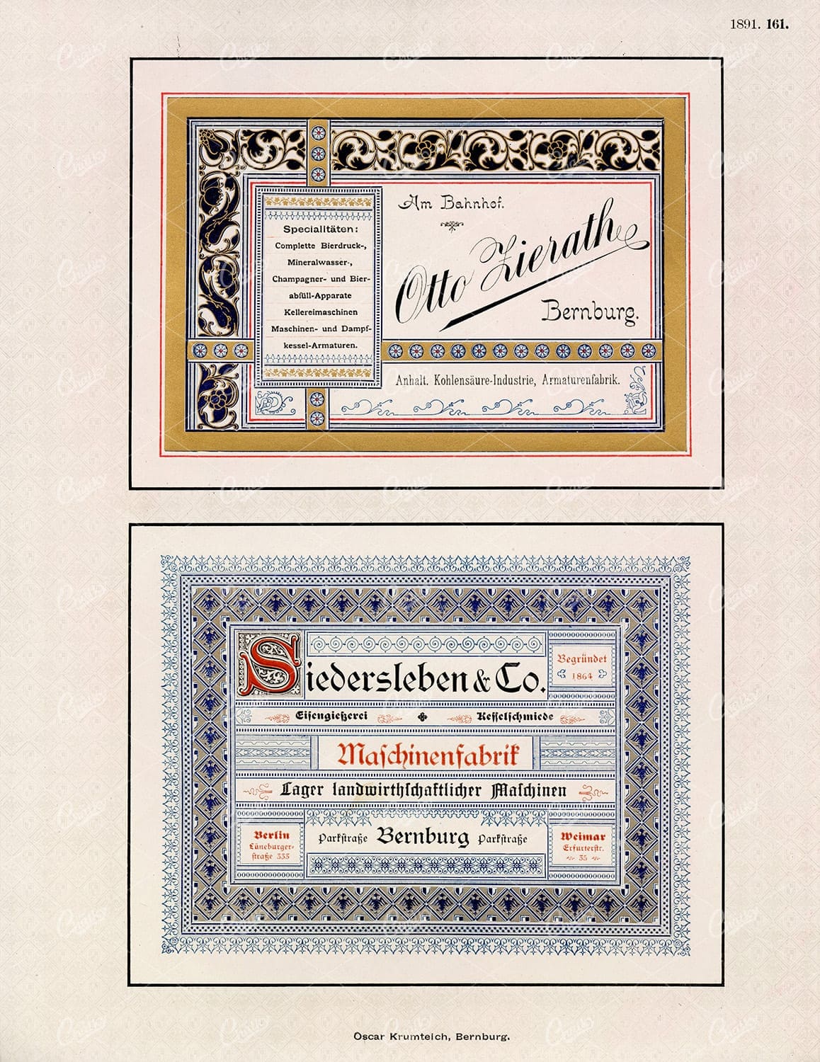 DECORATIVE Typography and Print Design 1891 Graphic Pattern Exchange