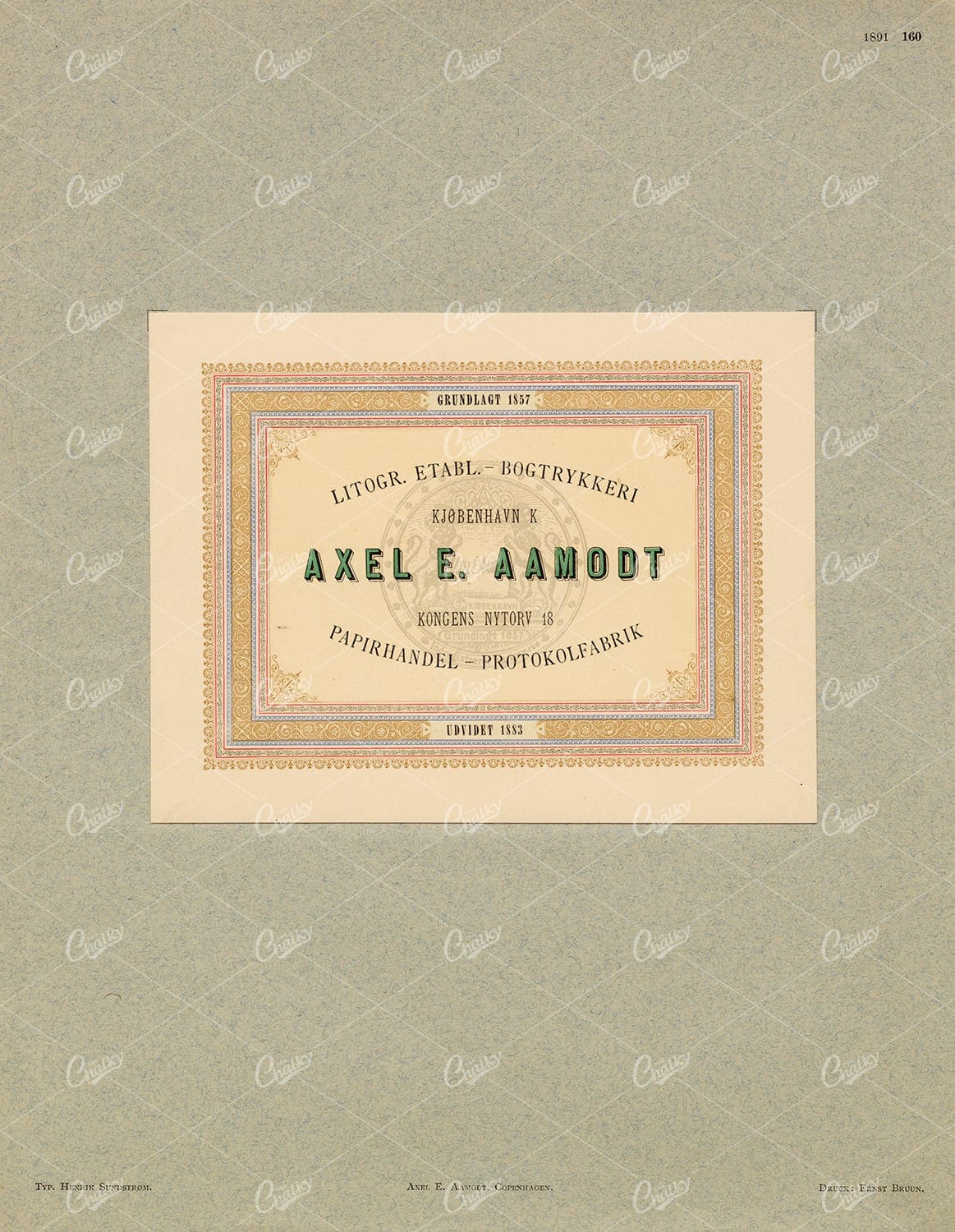 DECORATIVE Typography and Print Design 1891 Graphic Pattern Exchange