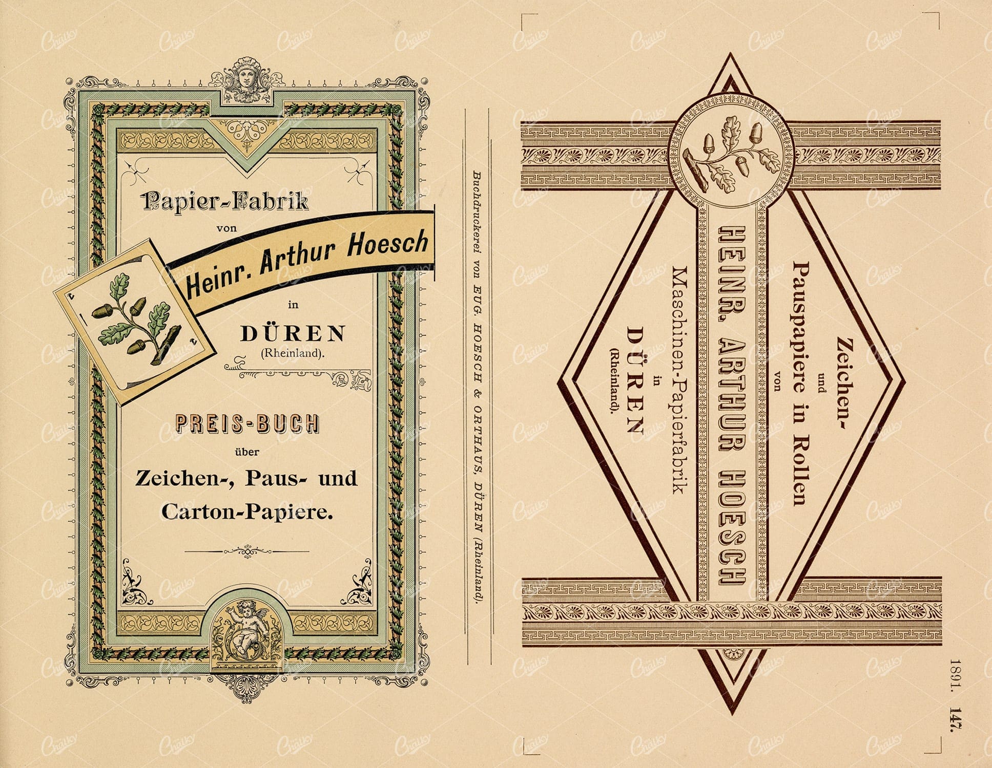 DECORATIVE Typography and Print Design 1891 Graphic Pattern Exchange