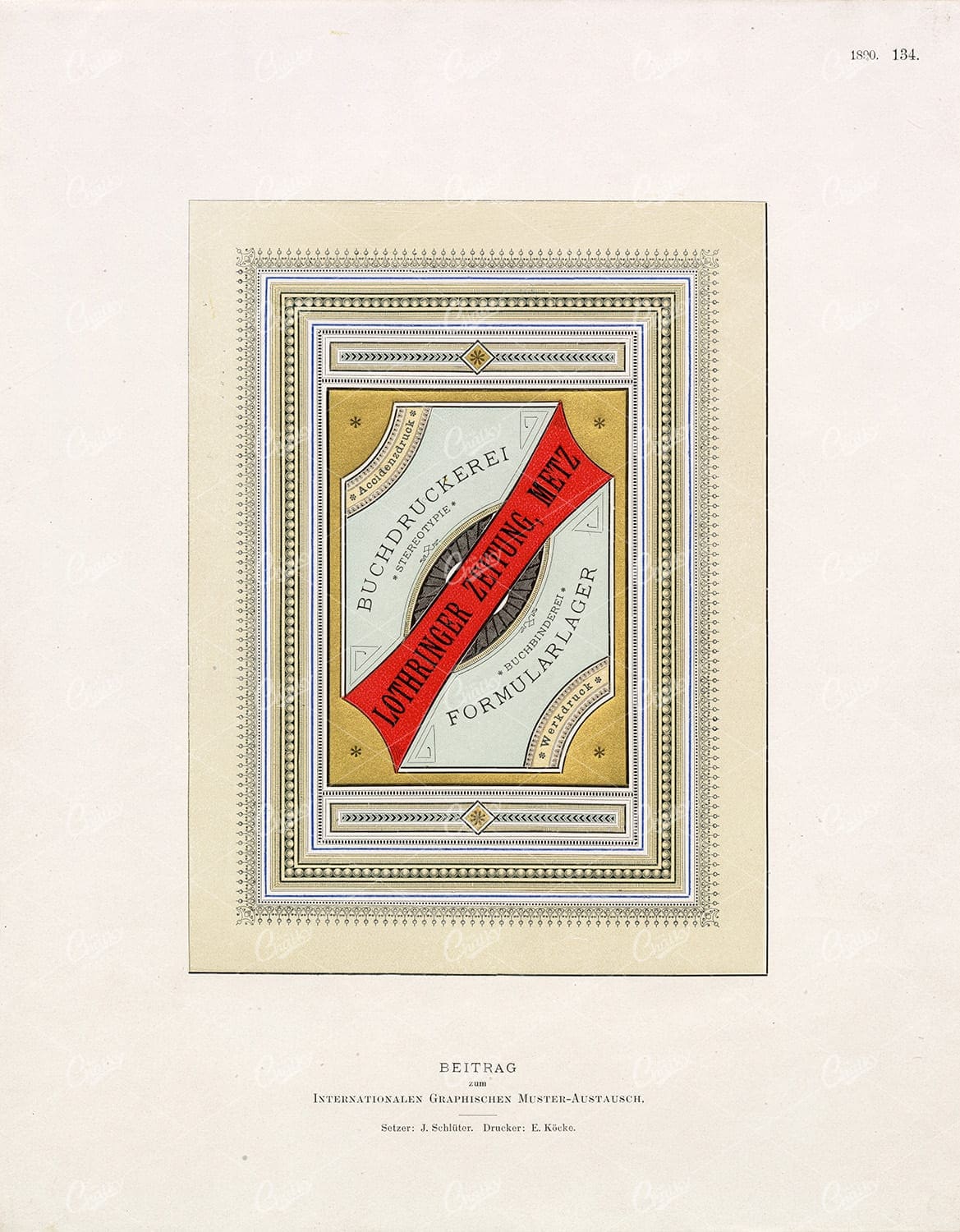 DECORATIVE Typography and Print Design 1891 Graphic Pattern Exchange