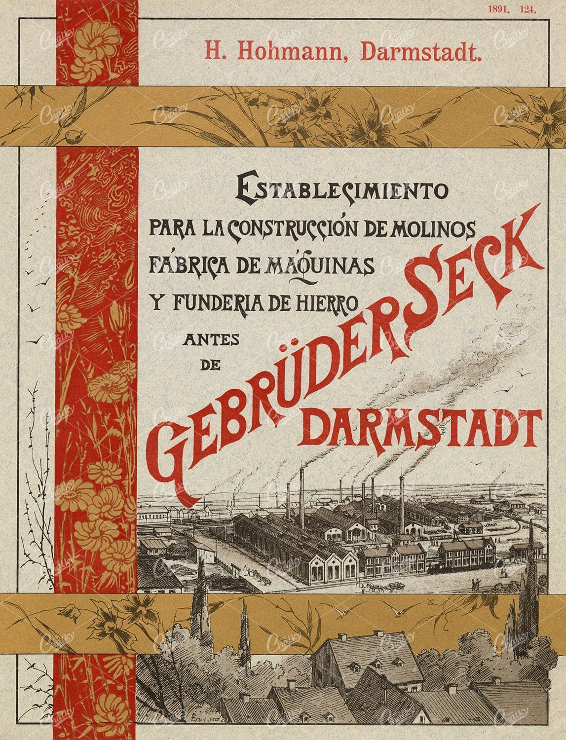 DECORATIVE Typography and Print Design 1891 Graphic Pattern Exchange