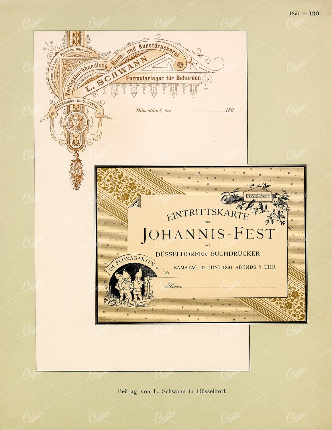 DECORATIVE Typography and Print Design 1891 Graphic Pattern Exchange