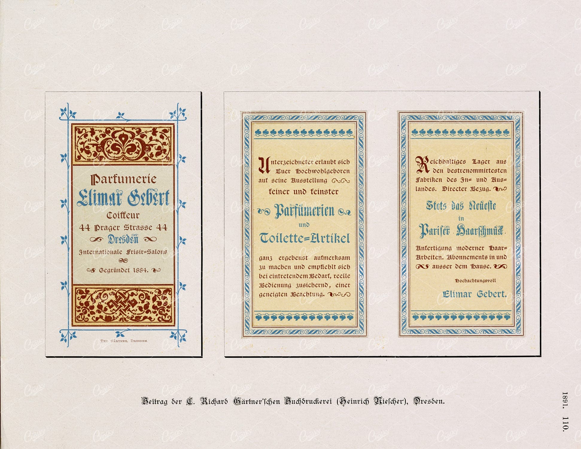 DECORATIVE Typography and Print Design 1891 Graphic Pattern Exchange