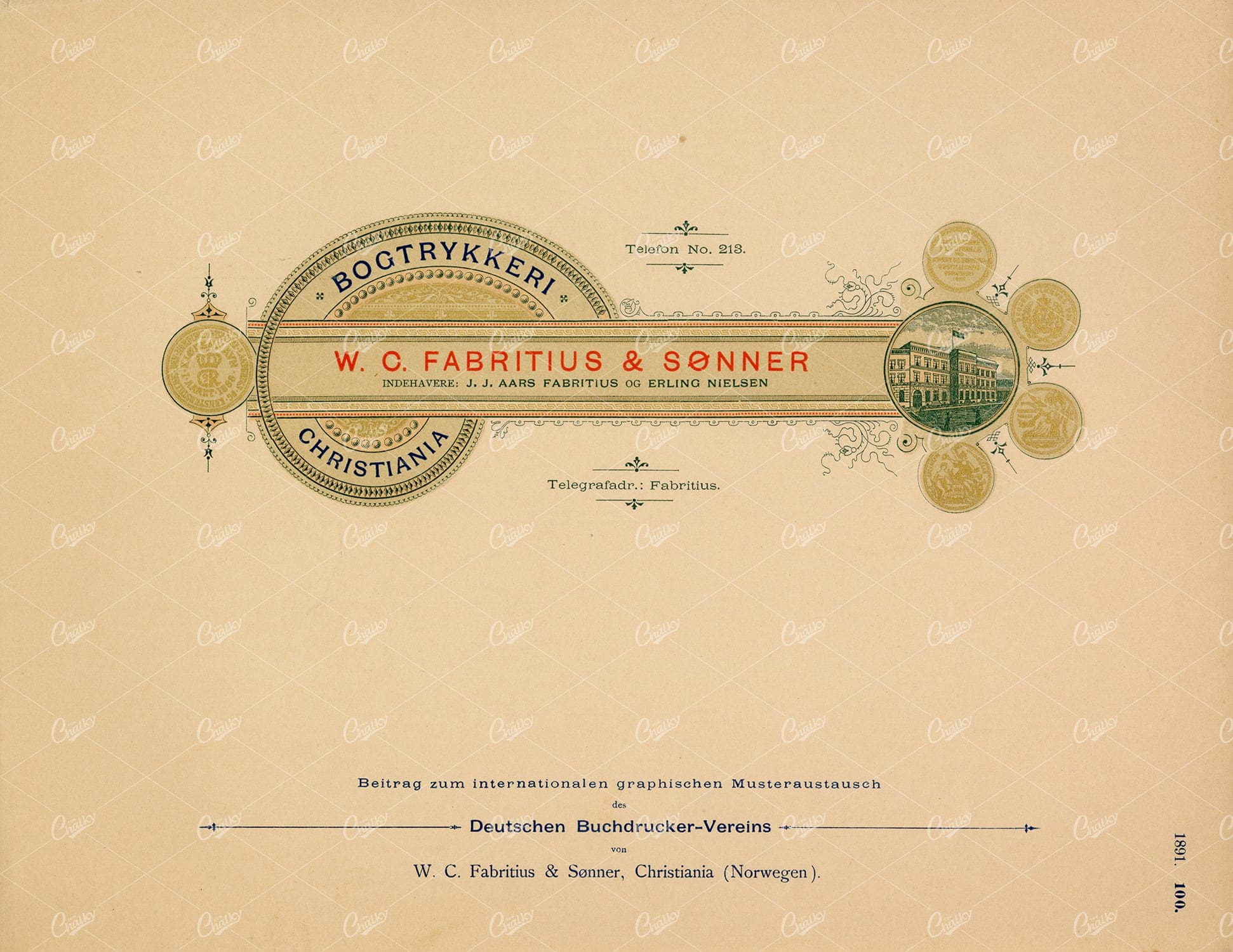 DECORATIVE Typography and Print Design 1891 Graphic Pattern Exchange