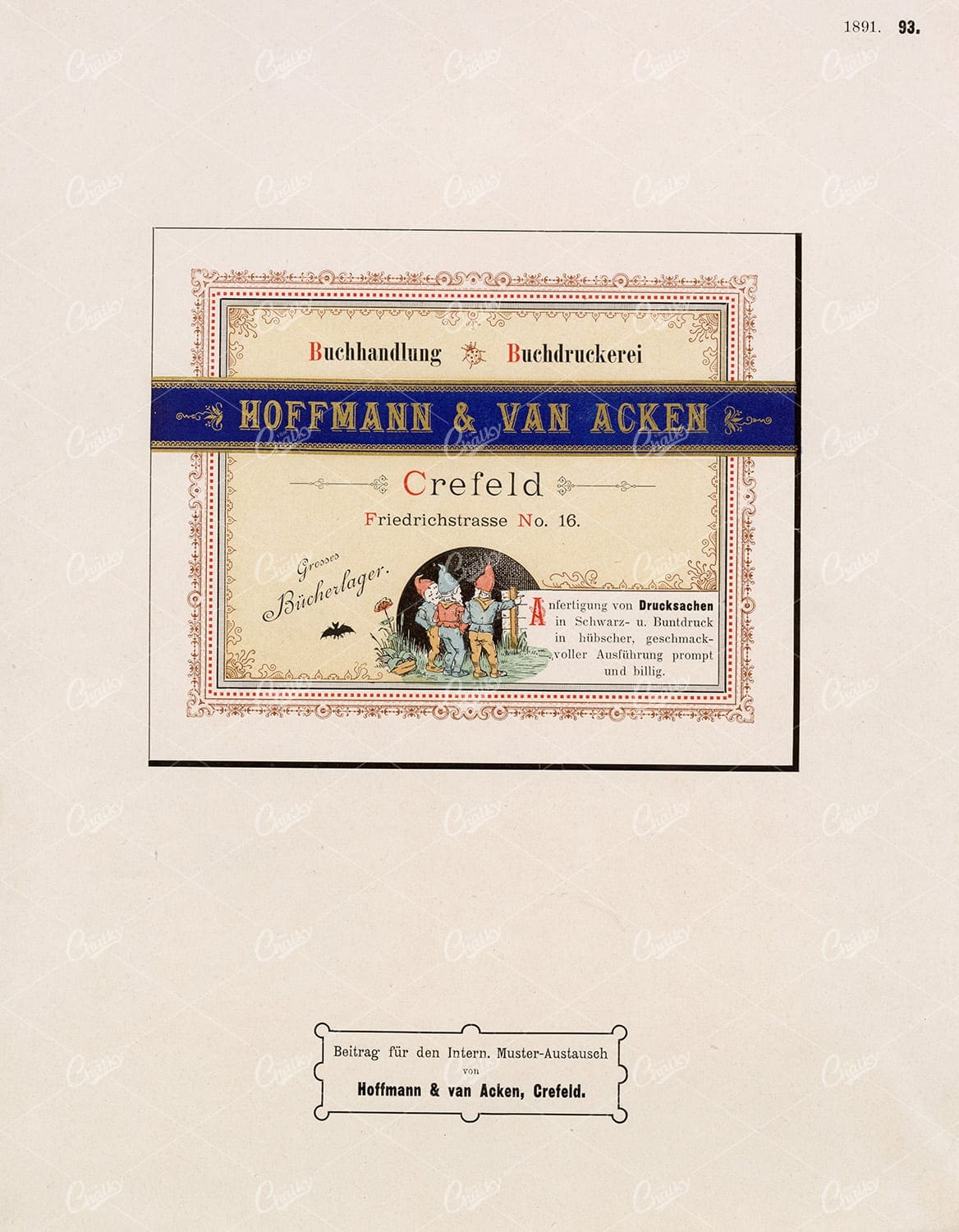 DECORATIVE Typography and Print Design 1891 Graphic Pattern Exchange