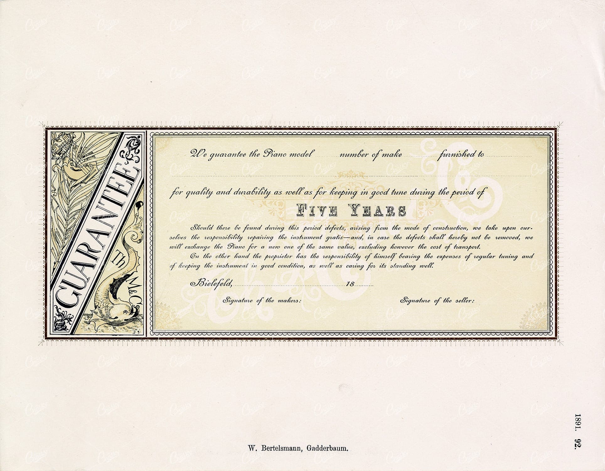 DECORATIVE Typography and Print Design 1891 Graphic Pattern Exchange
