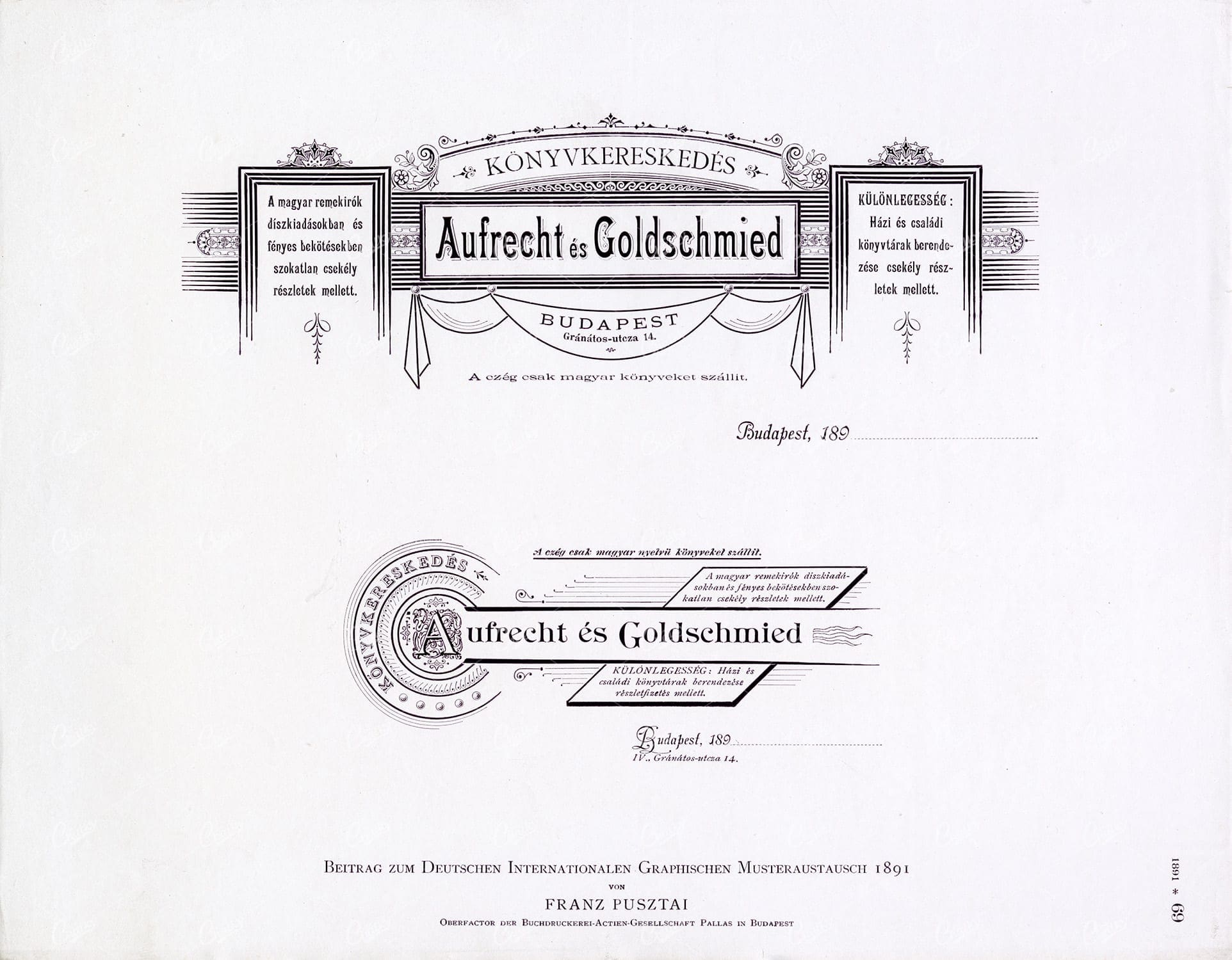 DECORATIVE Typography and Graphic Design 1891 Pattern Exchange