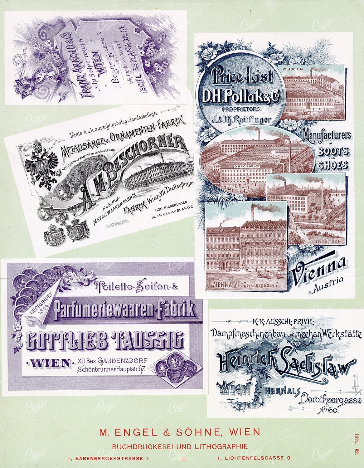 DECORATIVE Typography and Print Design 1891 Graphic Pattern Exchange