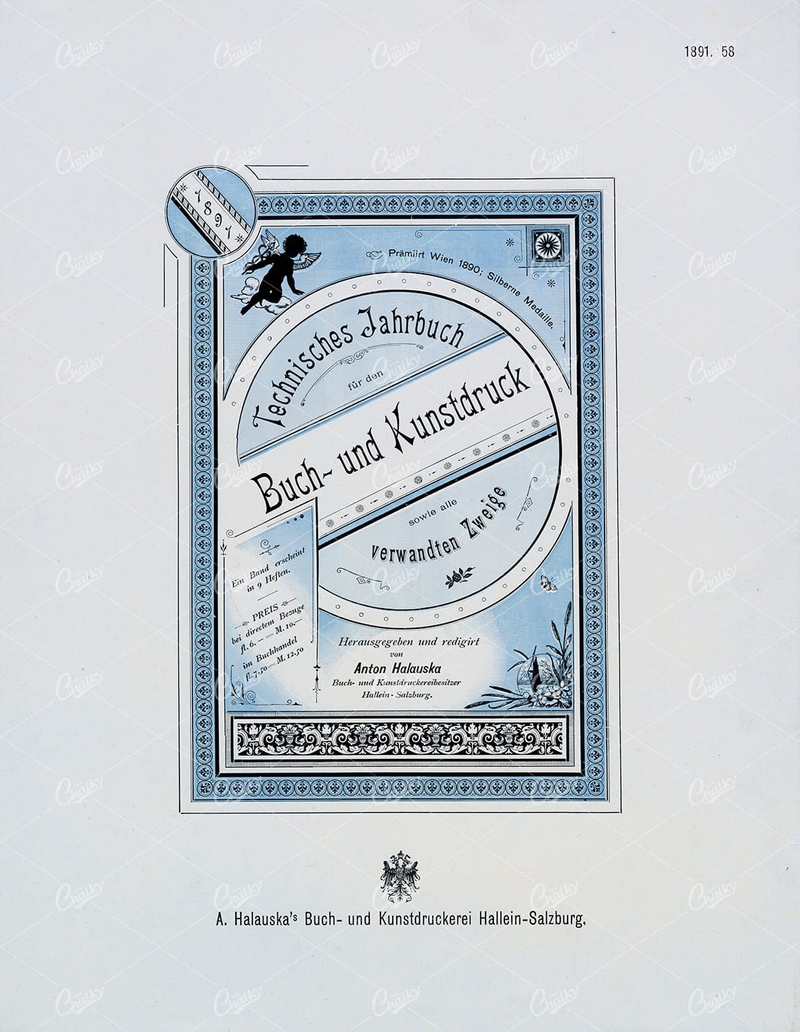DECORATIVE Typography and Print Design 1891 Graphic Pattern Exchange
