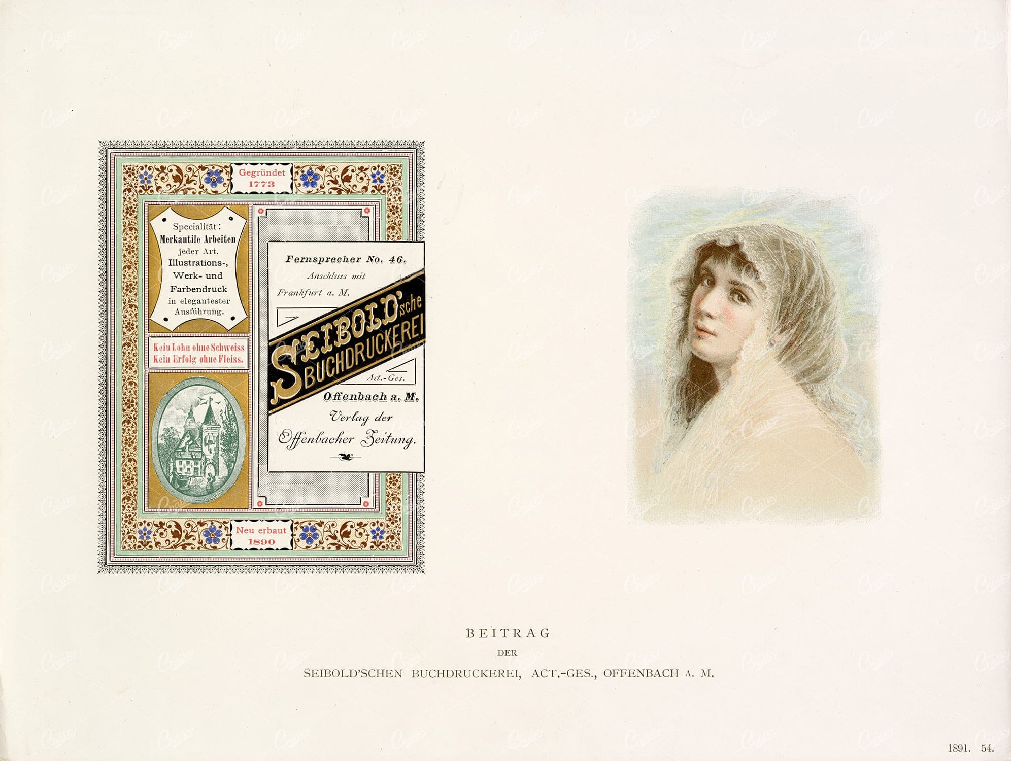 DECORATIVE Typography and Print Design 1891 Graphic Pattern Exchange