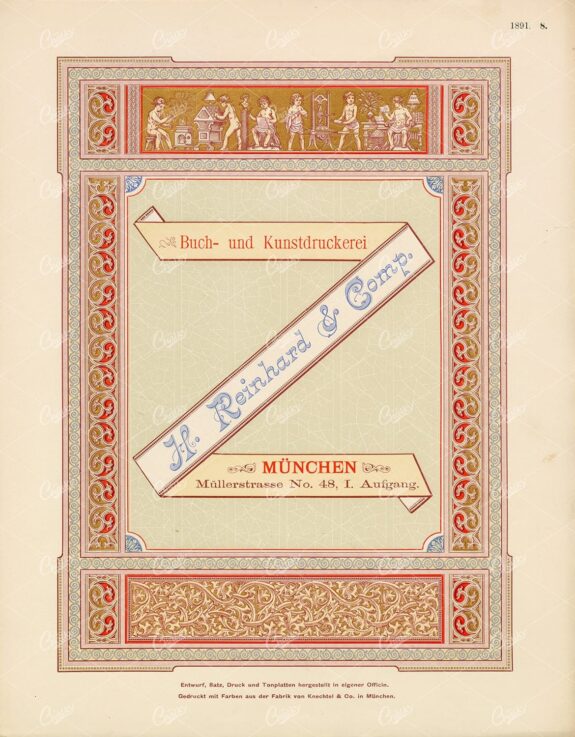 DECORATIVE Typography and Print Design 1891 Graphic Pattern Exchange