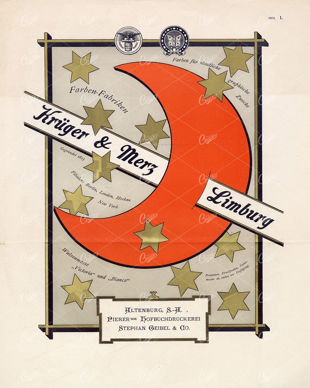 DECORATIVE Typography and Print Design 1891 Graphic Pattern Exchange