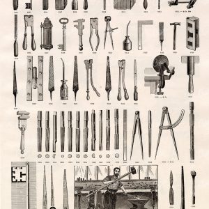 WORKER / Builders Objects - A Selection of Vintage Craftsmen Illustrations
