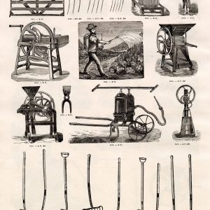 AGRICULTURE - A Miscellaneous Selection of Vintage Farming Illustrations