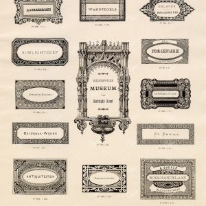 DECORATIVE Borders and Frames - Antique Stock Art