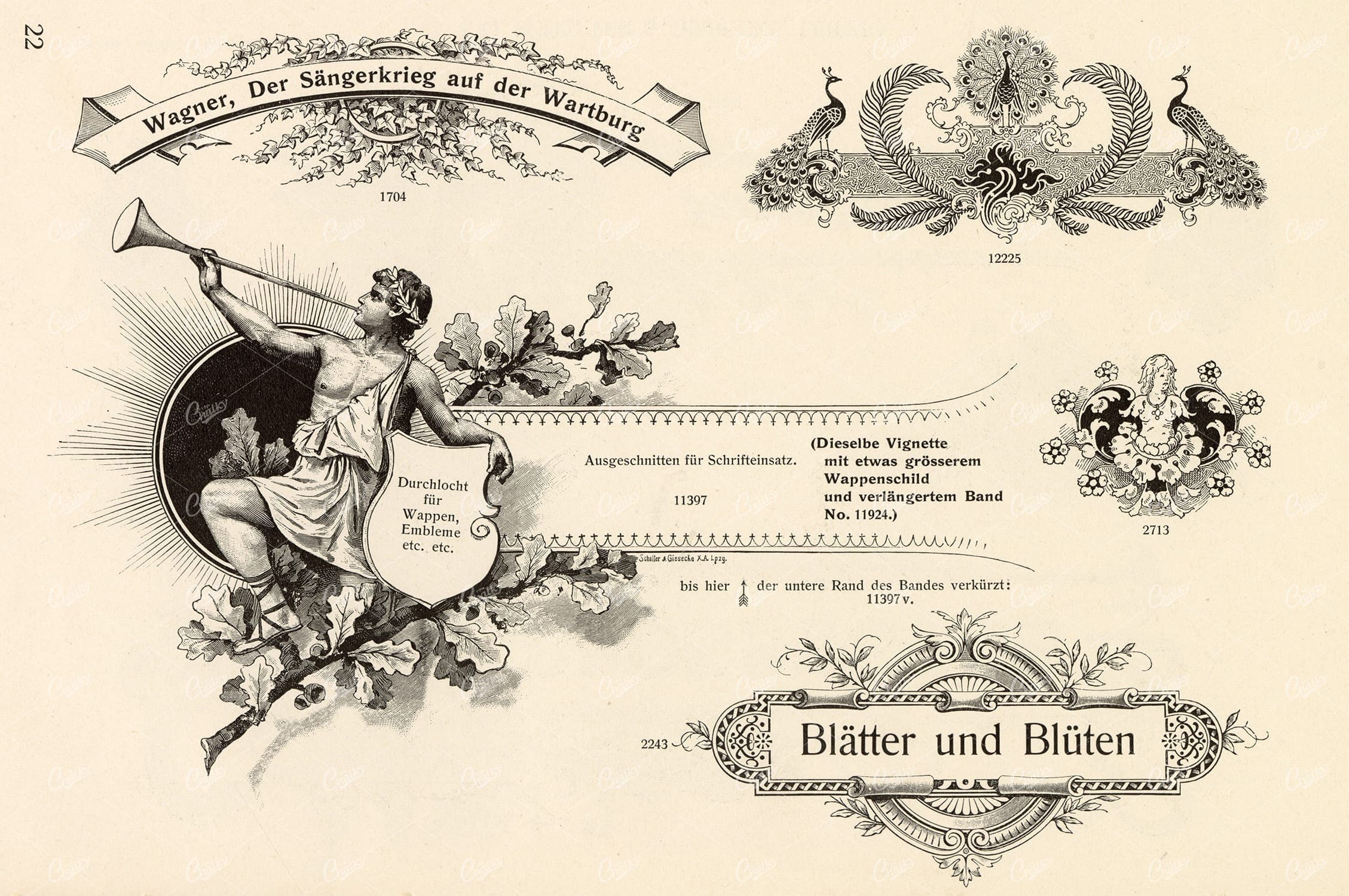 VINTAGE Decorative Design Elements - Ribbons and Banners for Type