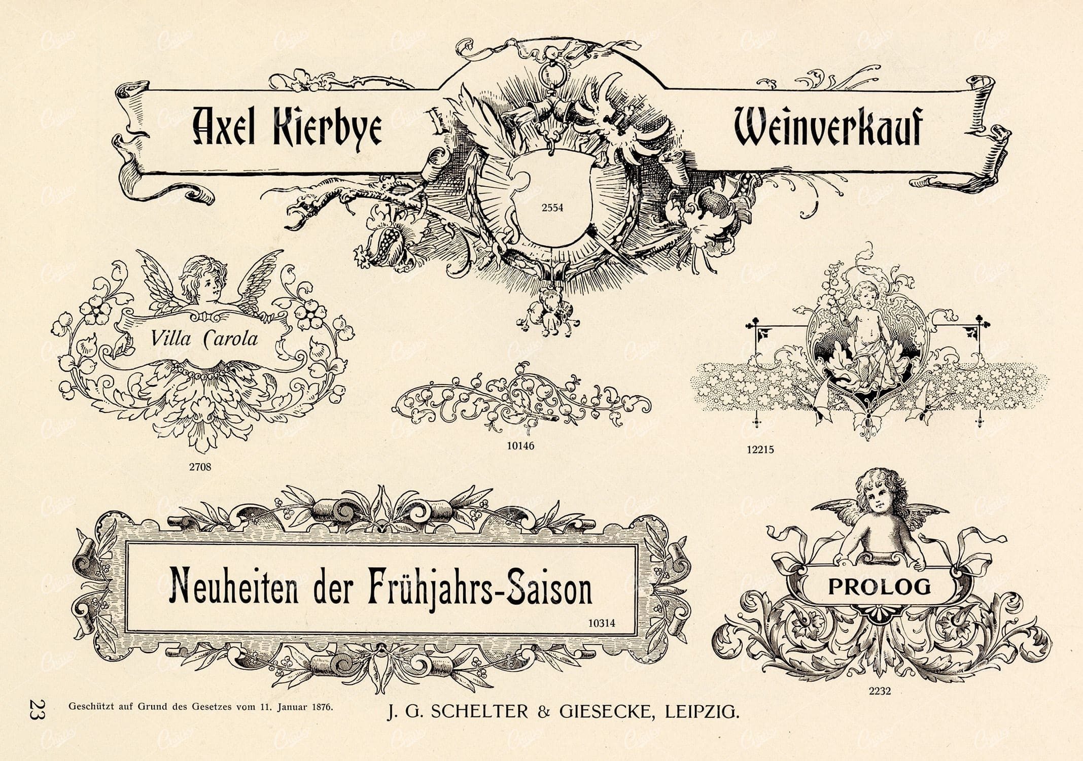 VINTAGE Decorative Design Elements - Ribbons and Banners for Type