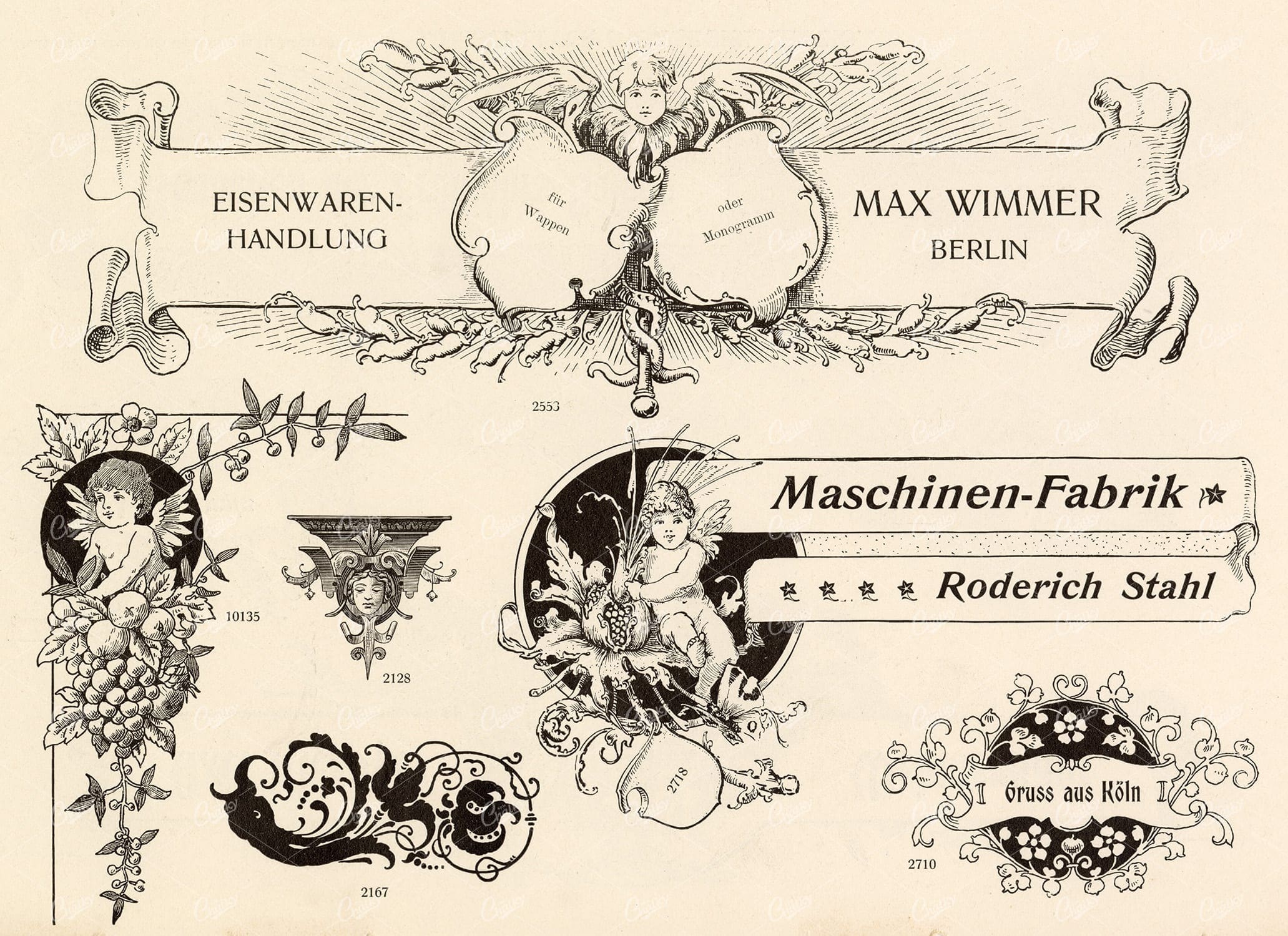 VINTAGE Decorative Design Elements - Ribbons and Banners for Type