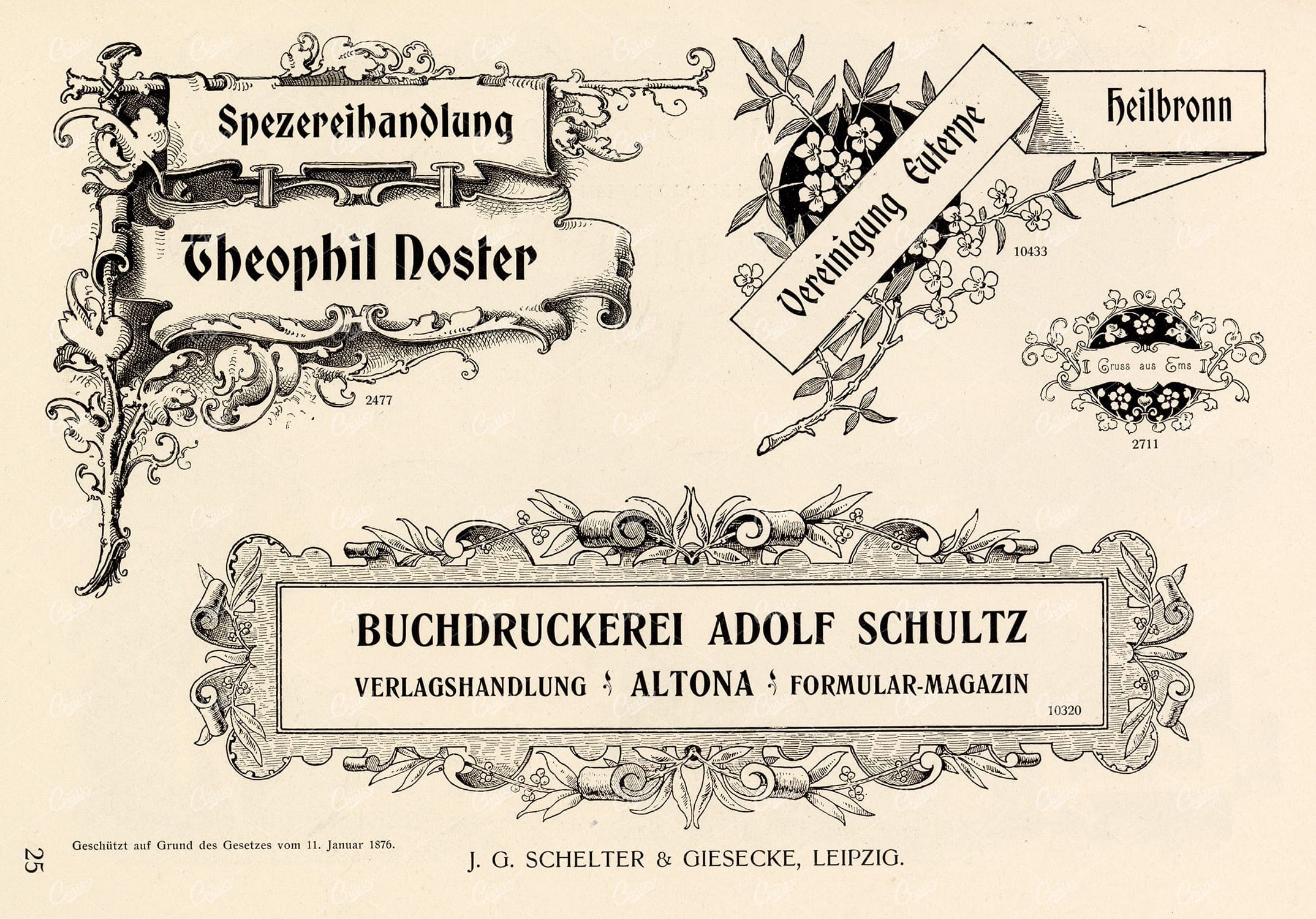 VINTAGE Decorative Design Elements - Ribbons and Banners for Type