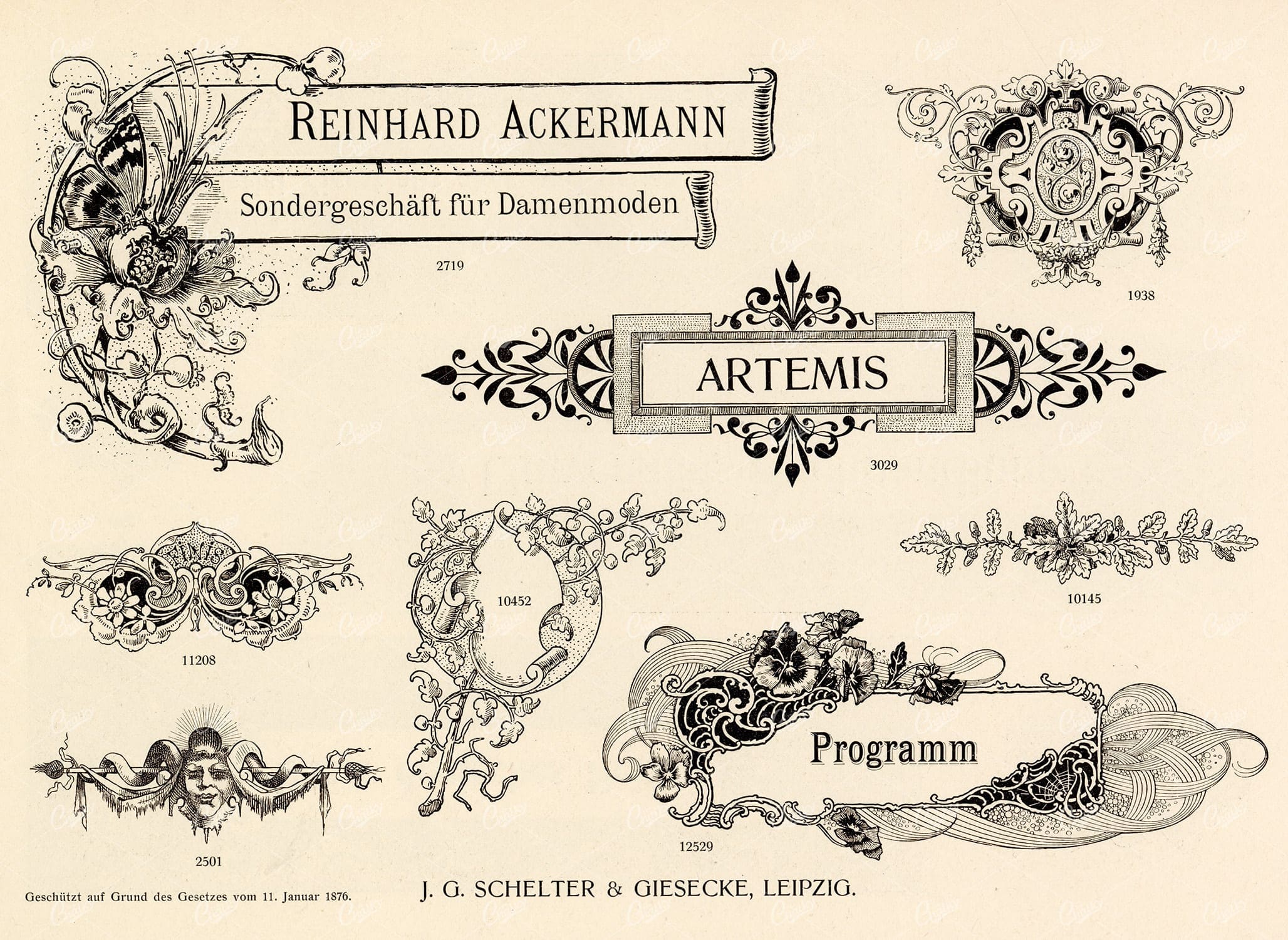 VINTAGE Decorative Design Elements - Ribbons and Banners for Type