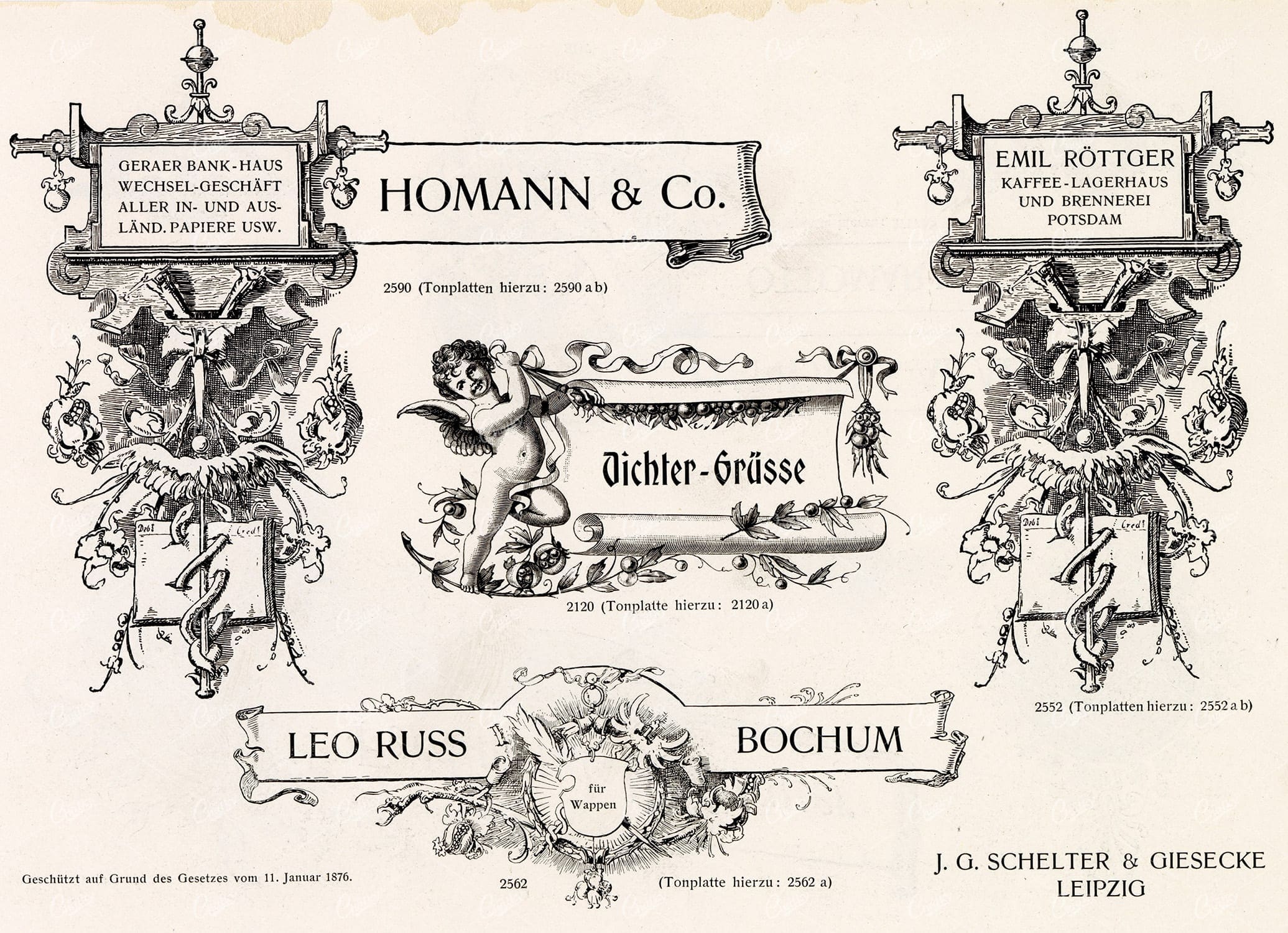 VINTAGE Decorative Design Elements - Ribbons and Banners for Type
