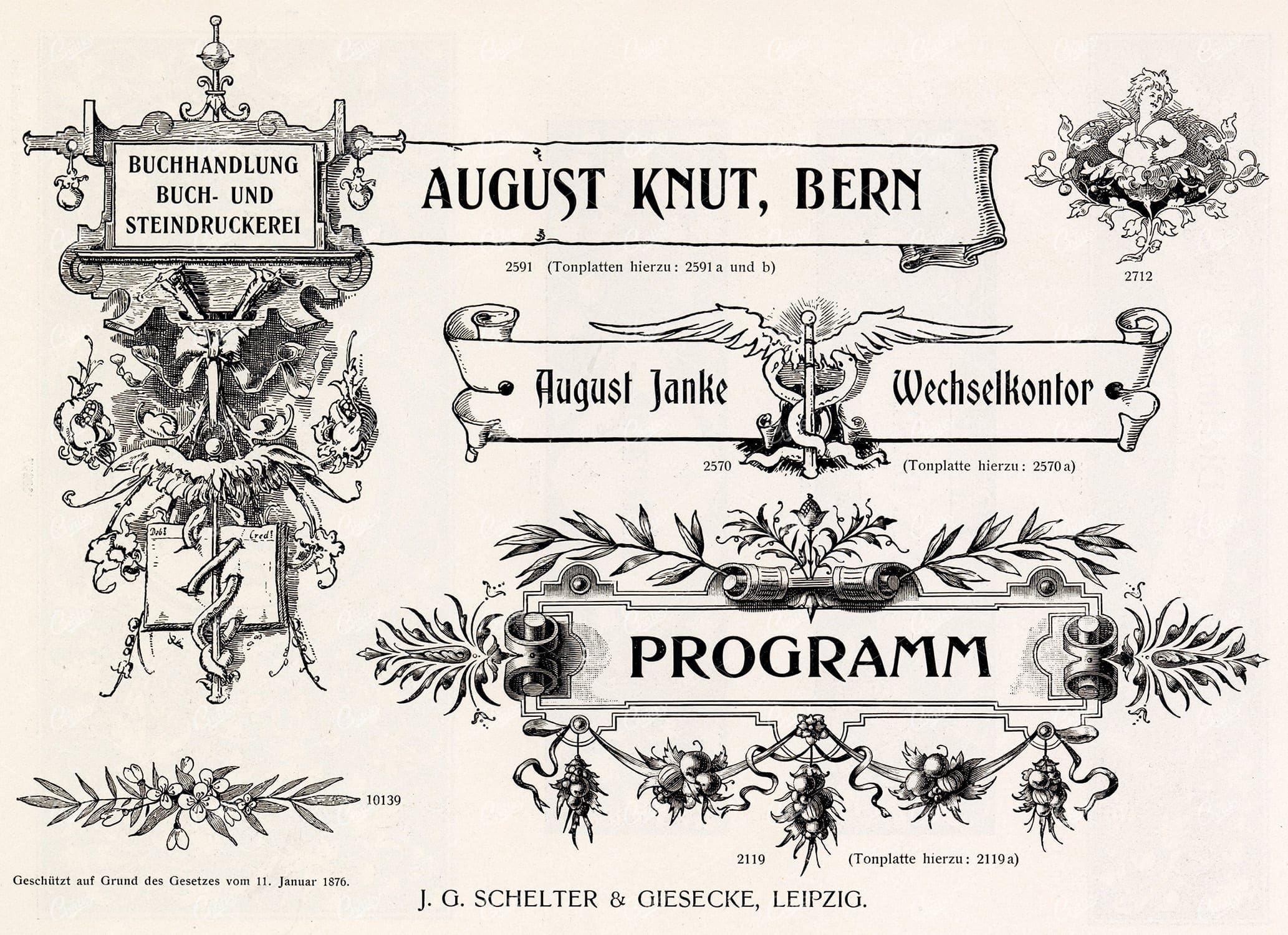 VINTAGE Decorative Design Elements - Ribbons and Banners for Type