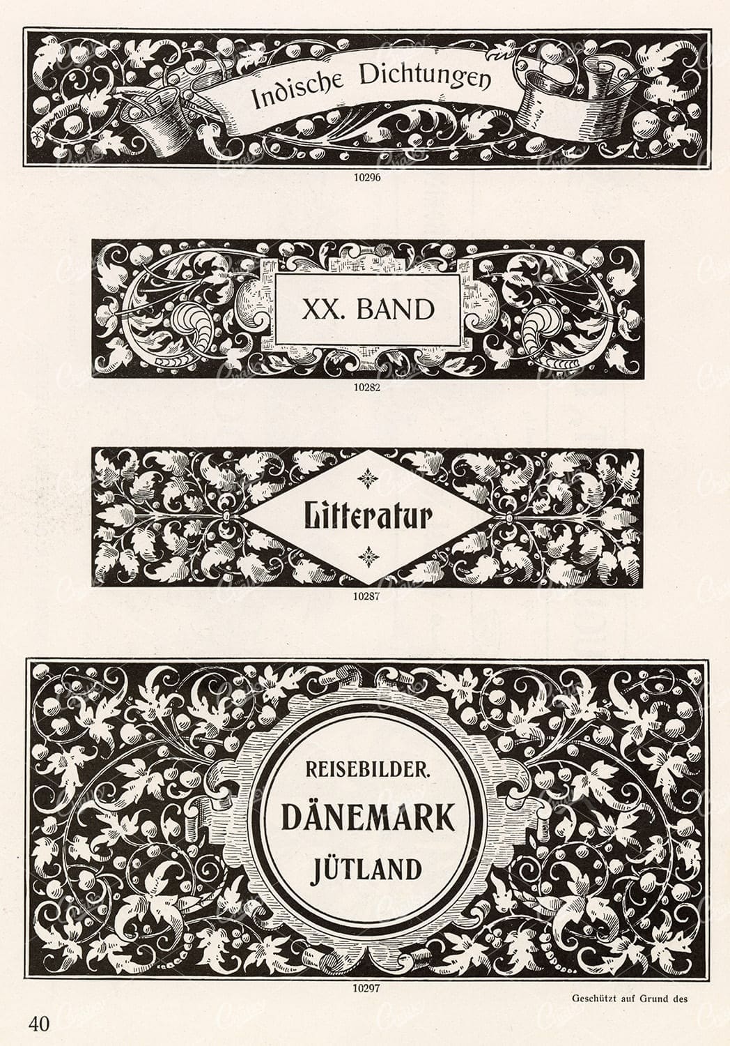 VINTAGE Decorative Design Elements - Banners for Type