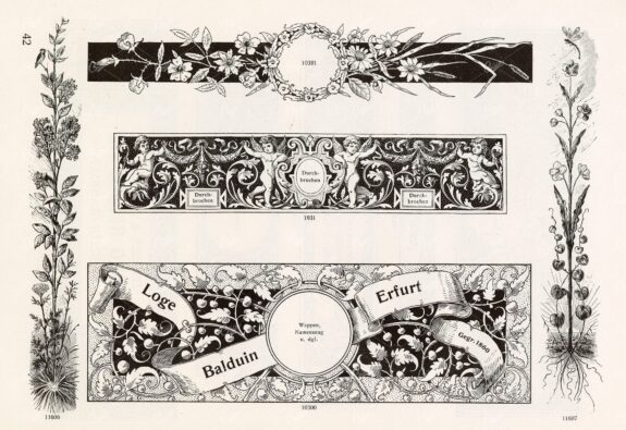 VINTAGE Decorative Design Elements - Ribbons and Banners for Type