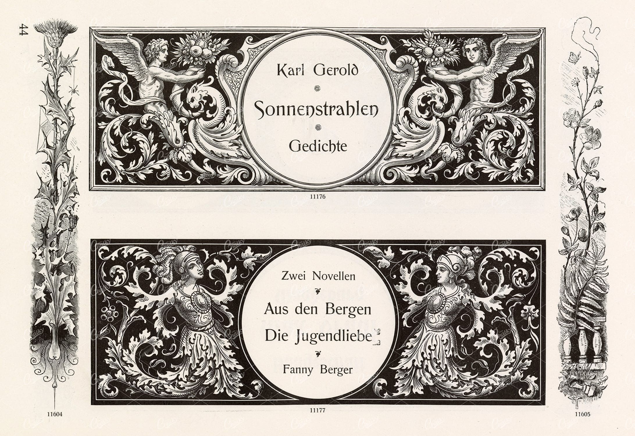 VINTAGE Decorative Design Elements - Banners for Type