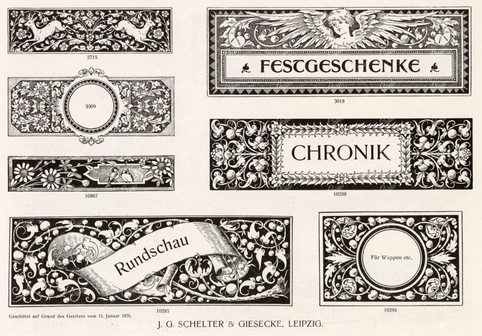 VINTAGE Decorative Design Elements - Banners for Type