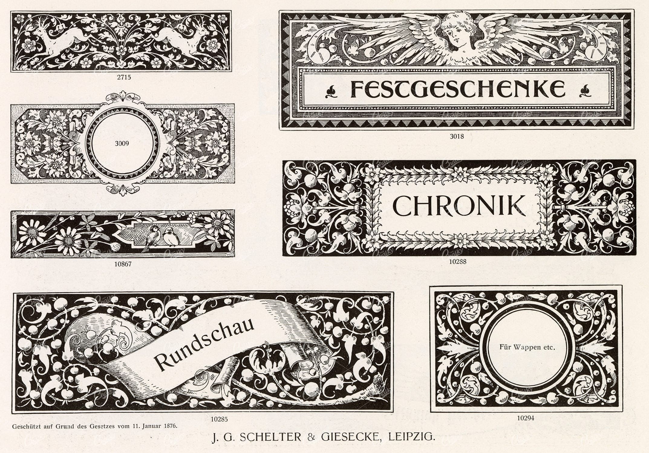 VINTAGE Decorative Design Elements - Banners for Type