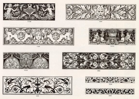 VINTAGE Decorative Design Elements - Ornamental Banners